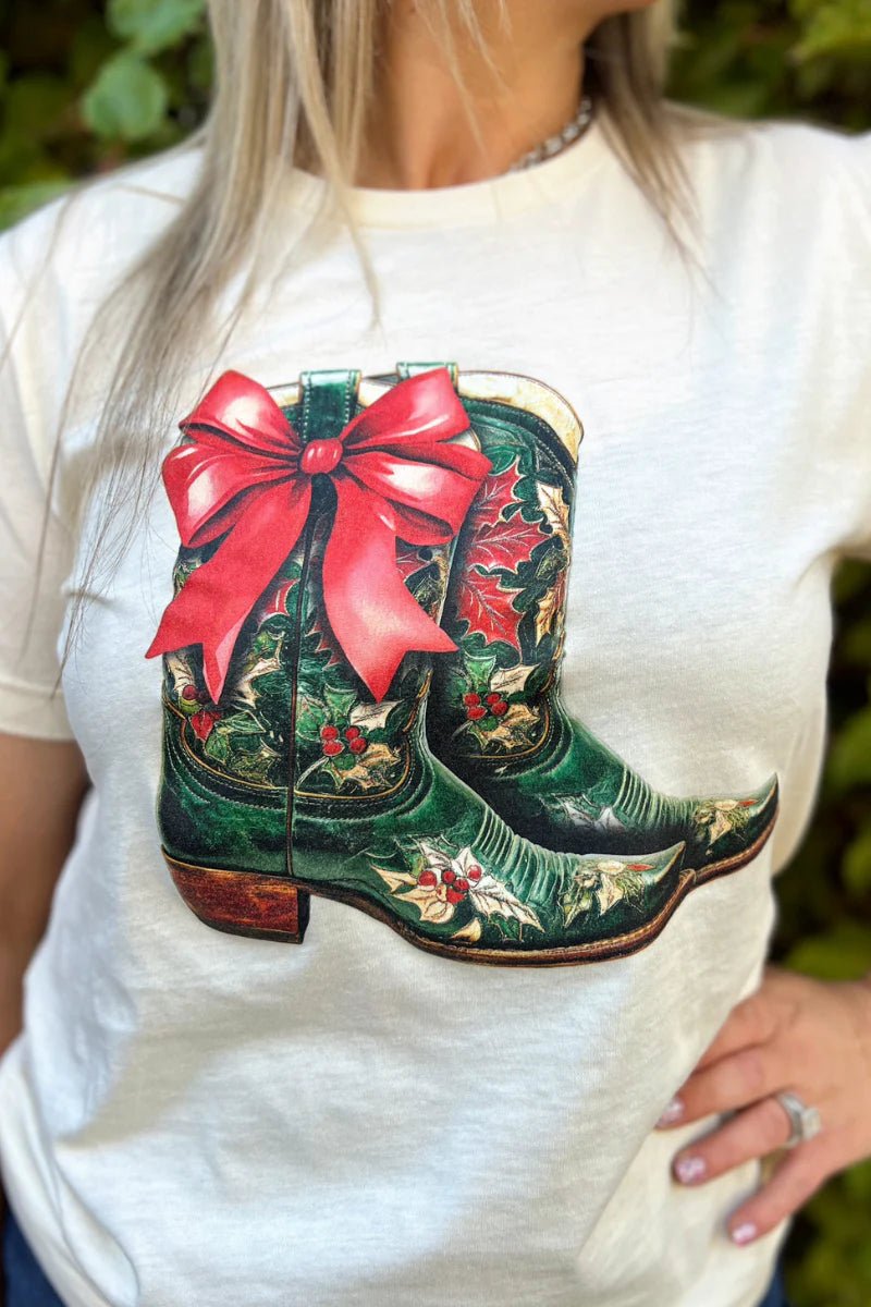 *LIMITED EDITION* Sterling Kreek All I Want For Christmas Is Boots Tee