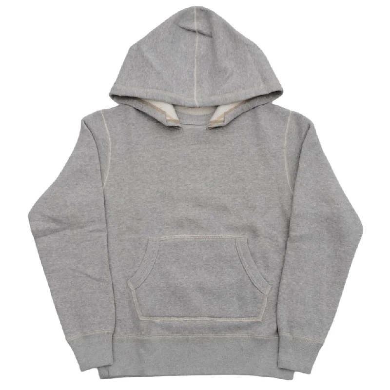 Loop & Weft Super Fluffy Knit After Hood Sweatshirt (Gray)