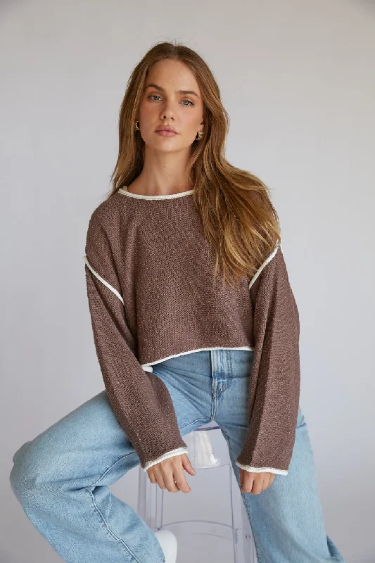 Willa Cropped Knit Sweater