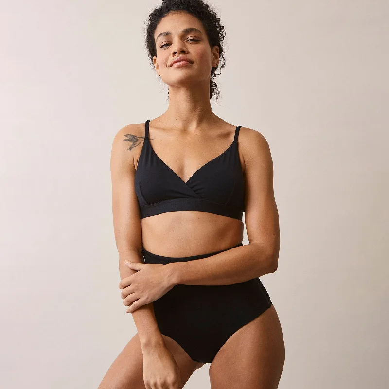 Maternity Go-To Triangle Bra - Black