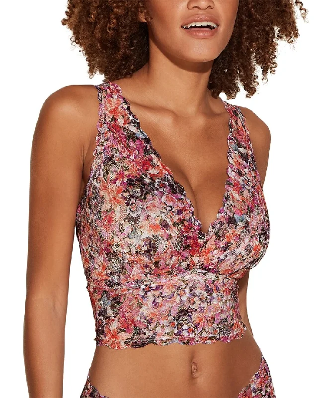 Cosabella Never Say Never Printed Curvy Plunging Bralette