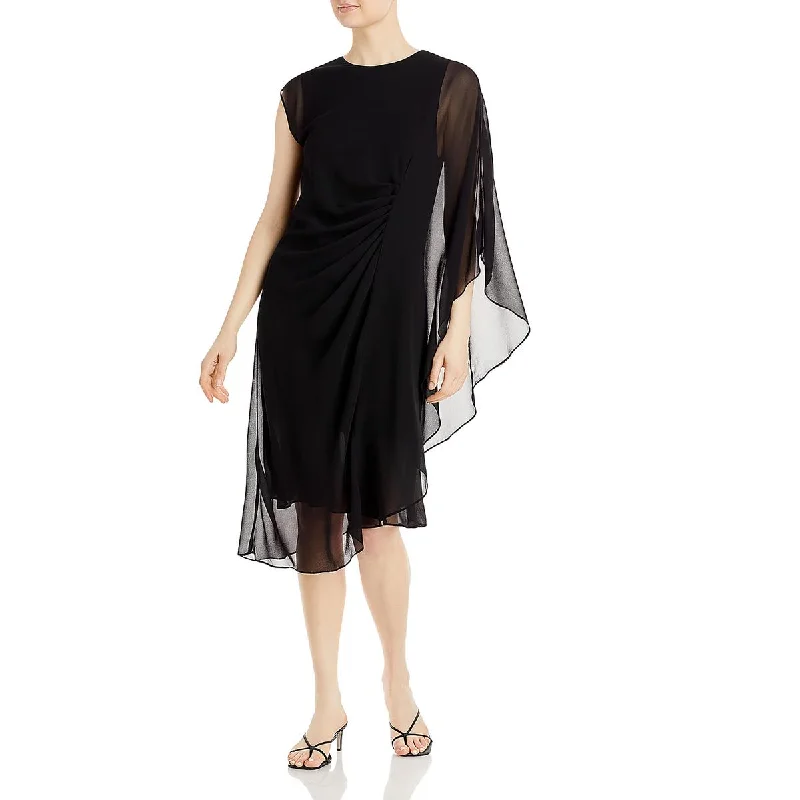 Kobi Halperin Womens Sheila Chiffon Sheer Overlay Cocktail And Party Dress