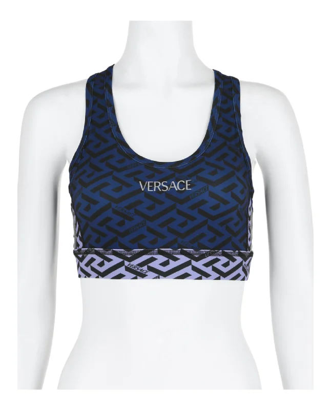 La Greca Panelled Sports Bra