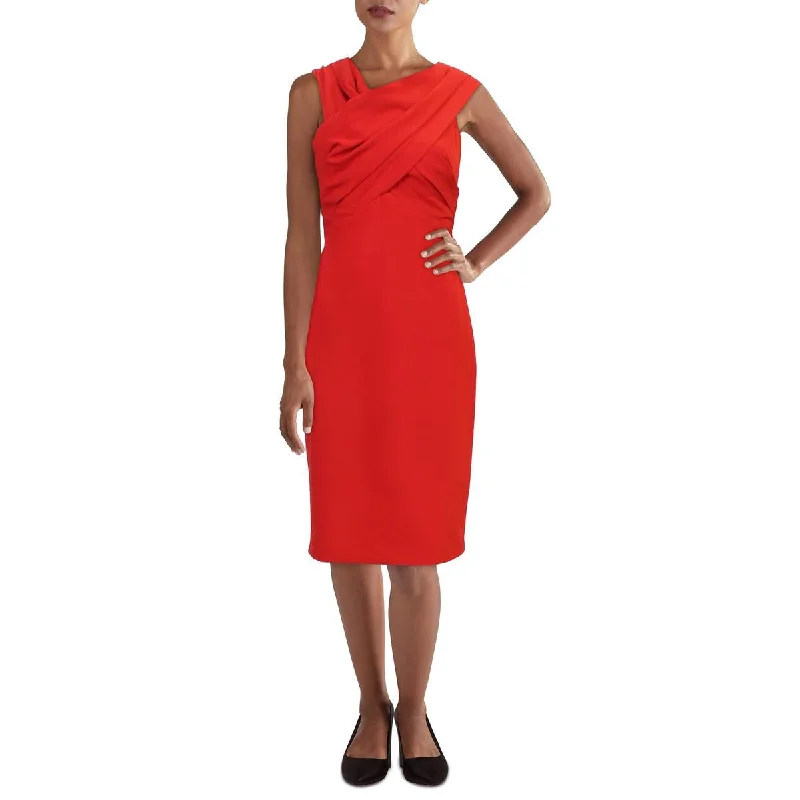 Lauren Ralph Lauren Womens Crepe Short Cocktail and Party Dress