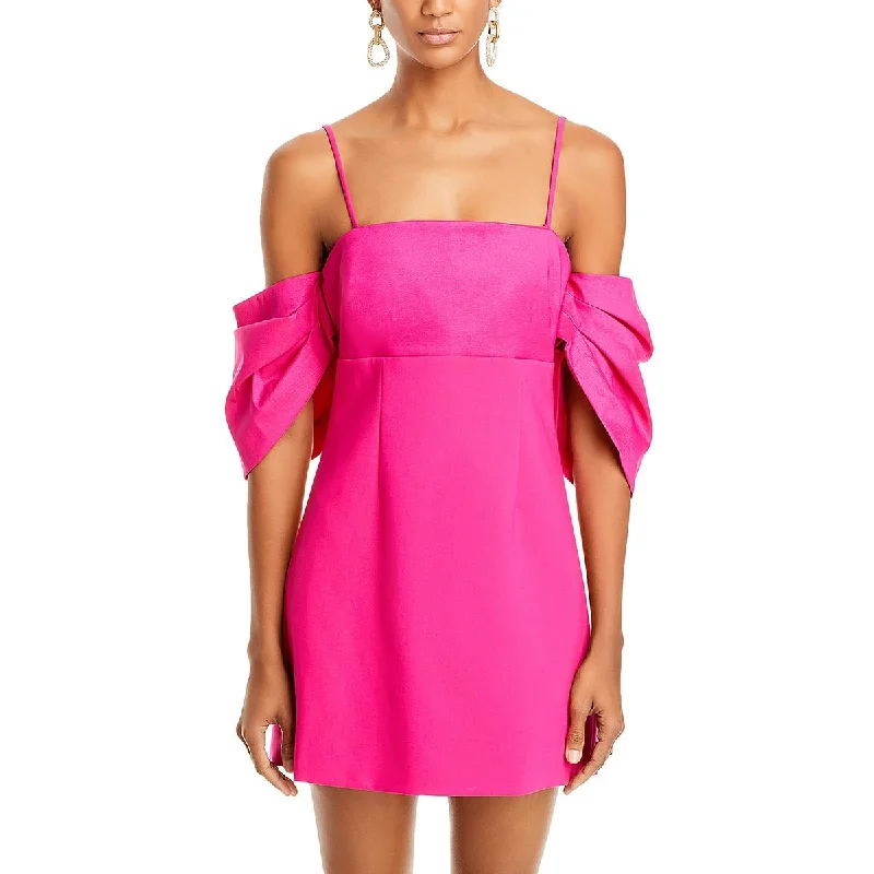 Likely Womens Off-The-Shoulder Knee-Length Cocktail And Party Dress