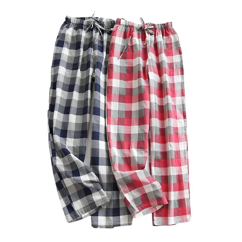 Japanese Plaid Home Pants