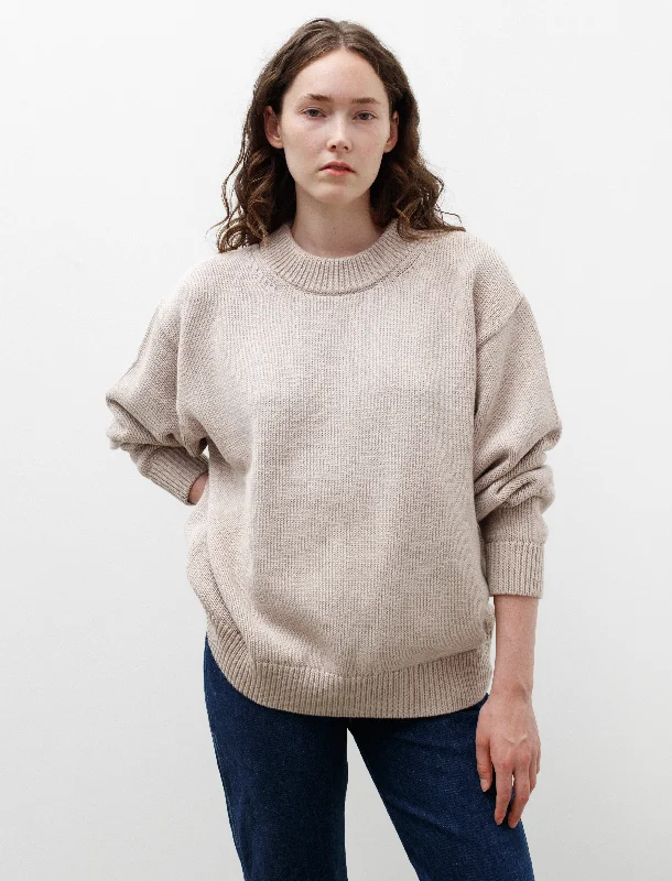 Senjo Cotton Knit Oatmeal