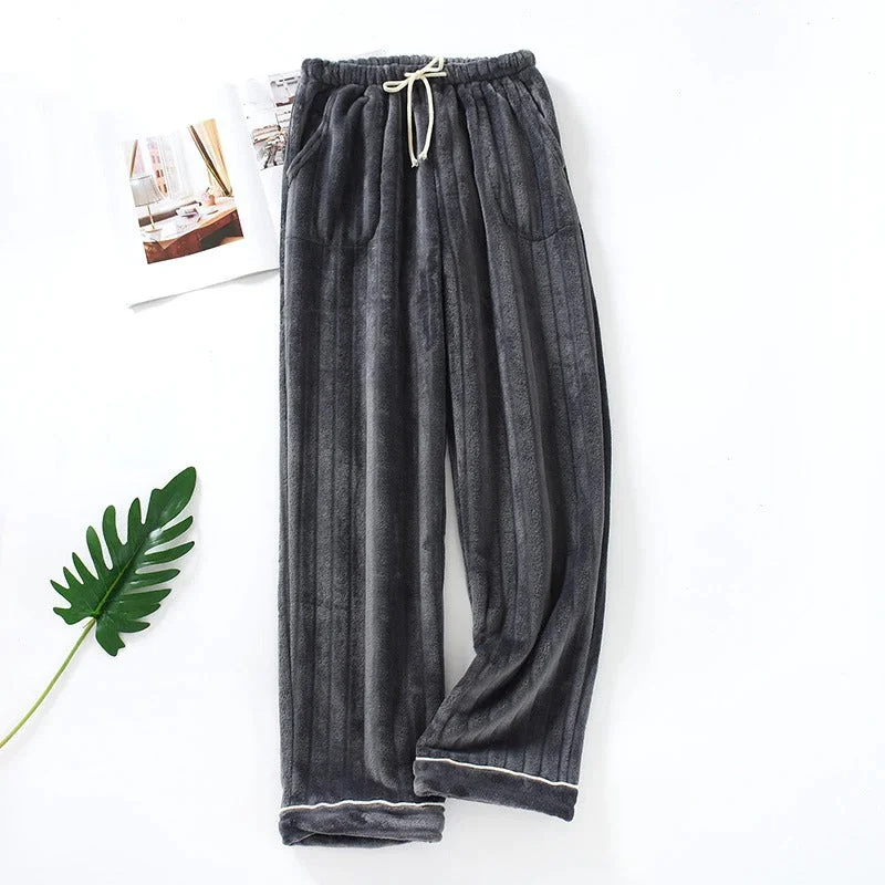 Velvet Thickened Flannel Pants